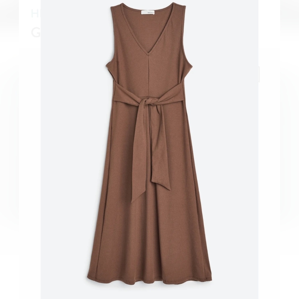 *NWOT* HEATHERLY Gretchen Tie Front Knit Midi Dress